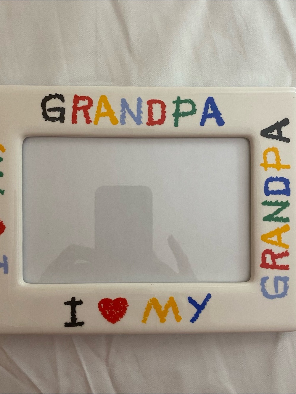 Grandpa Colorful Photo Frame - 'I ♥ My'